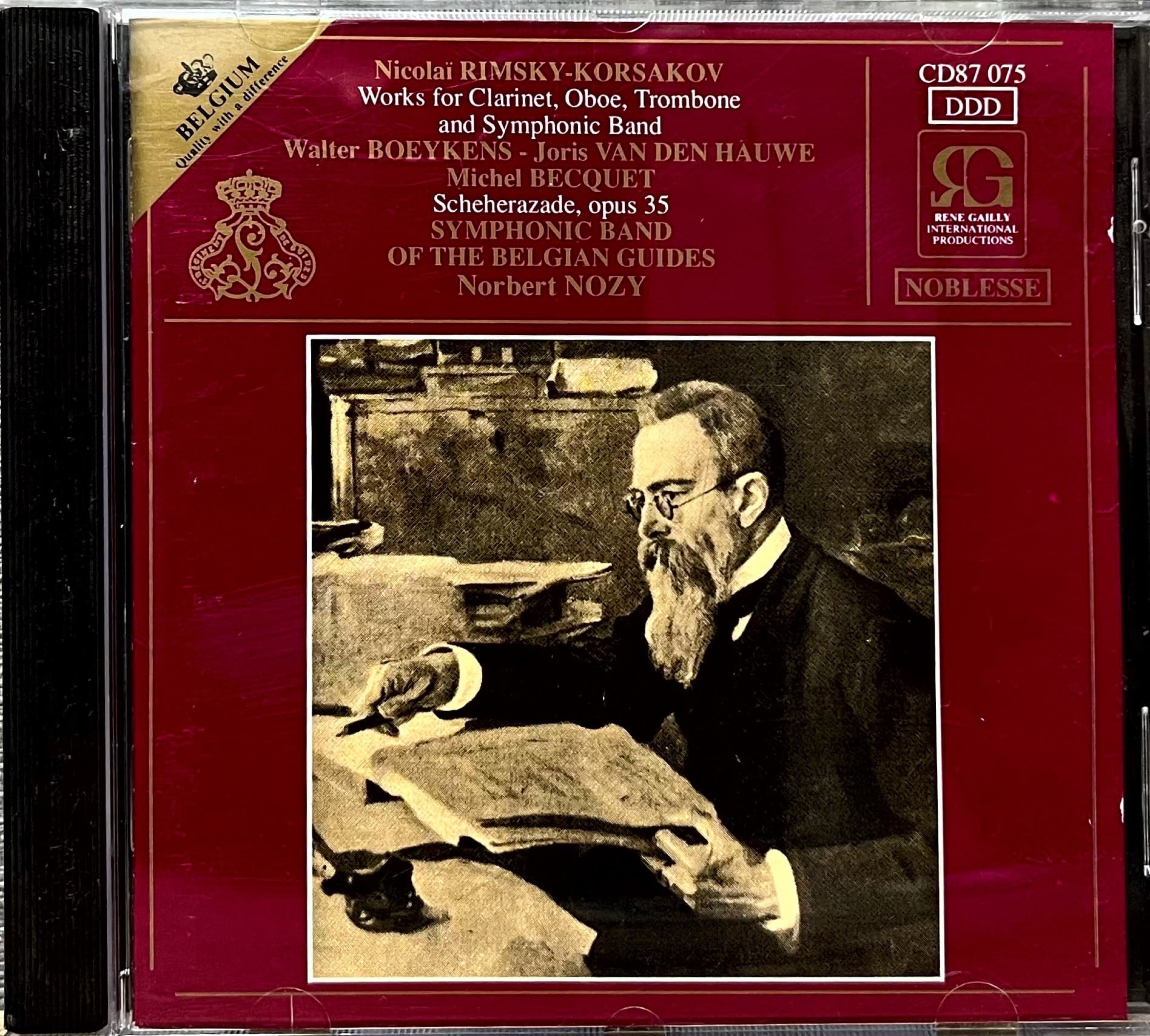 Nicolaï Rimsky-Korsakov Works For Clarinet, Oboe, Trombone and Symphonic Band